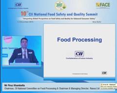Welcome Address by Mr Piruz Khambatta, Chairman, CII National Committee on Food Processing 